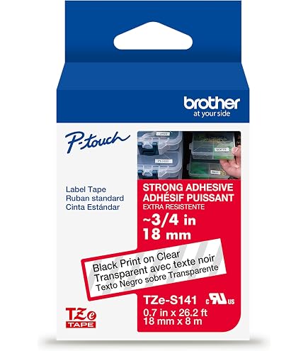 Amazon.com : Brother TZe-241 P-Touch Laminating Tape, Width 0.7