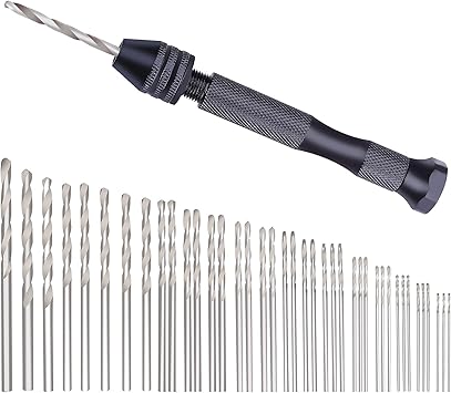 Precision Pin Vise Hobby Drill with 