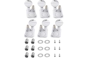 Metallor Sealed String Tuning Pegs Tuning Keys Grover Machines Heads Tuners 3L 3R Electric Guitar Acoustic Guitar Parts Repla