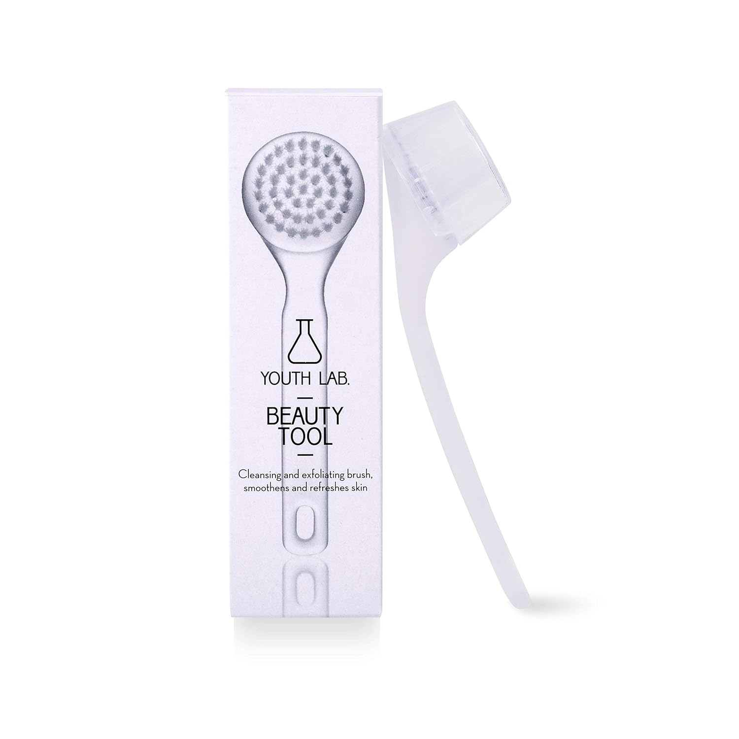 YOUTH LAB Beauty Tool - Facial Cleansing and Exfoliating Brush - Blackhead Remover -Face Skin Scrub Massager and Pore Cleaner for Soft Radiant Complexion - Gentle and Effective Cleaning Exfoliator: Beauty