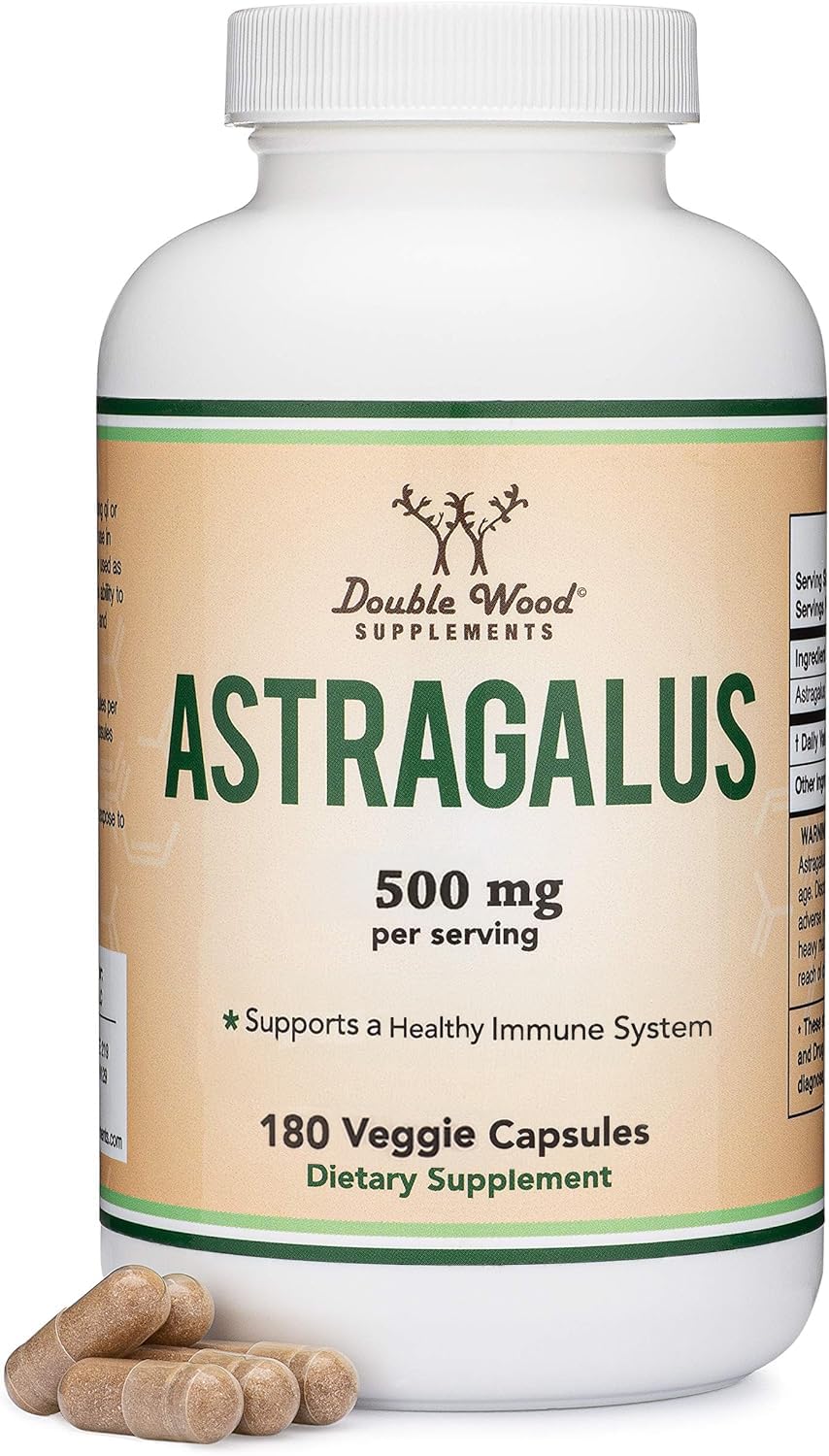 Double Wood Supplements Immune Boosting Astragalus