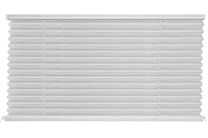 NOVINO RV Blinds Shades for Camper Window,RV Shades Pleated Camper Blinds for Travel Trailer Motor Coach Motorhome Window-62 W x 32" L,Gray