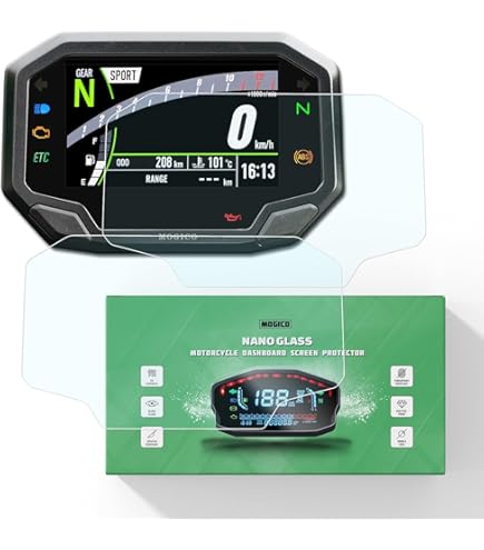 Speedo Angels 3x Protezioni Schermo Per Cruscotto YAMAHA R3 / R25 (2019+) - Ultra Trasparente