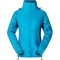 Spmor Women's Lightweight Waterproof Jacket Packable Windbreaker Running Coat