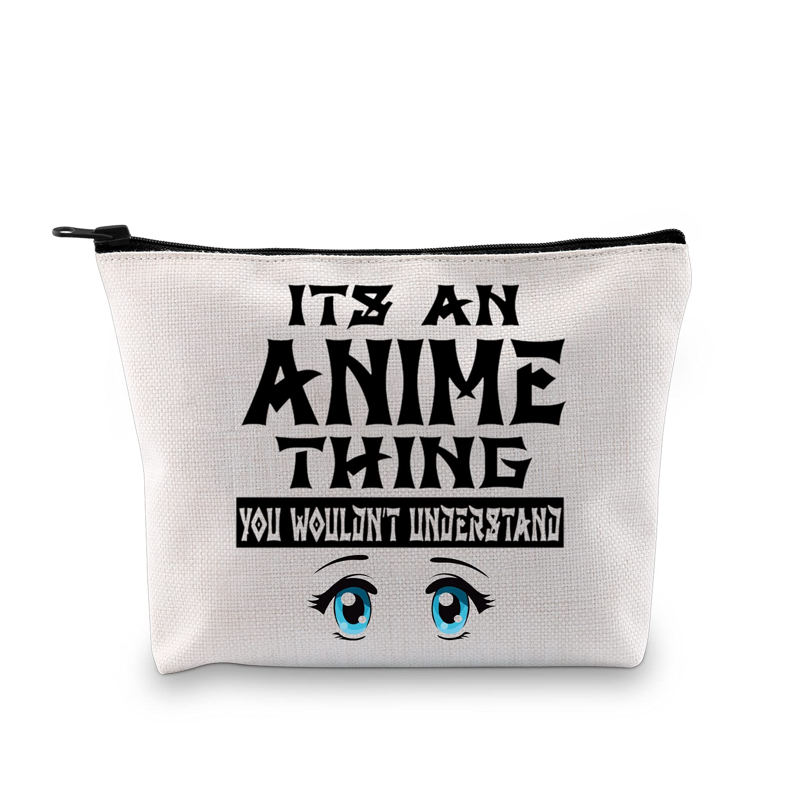 Anime Fan's Gift Zipper Pouch - Cosmetic Makeup Bag for Anime Girls