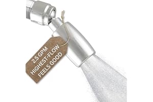 High Sierra Showerheads® - Solid Metal 2.5 GPM High-Pressure, Maximum-Flow Shower Head - Chrome