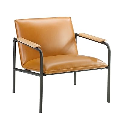 Sauder Boulevard Caf&eacute; Lounge Chair, Camel finish