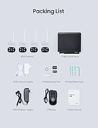 GNCC Security Camera System with 1TB HDD, 8CH WiFi