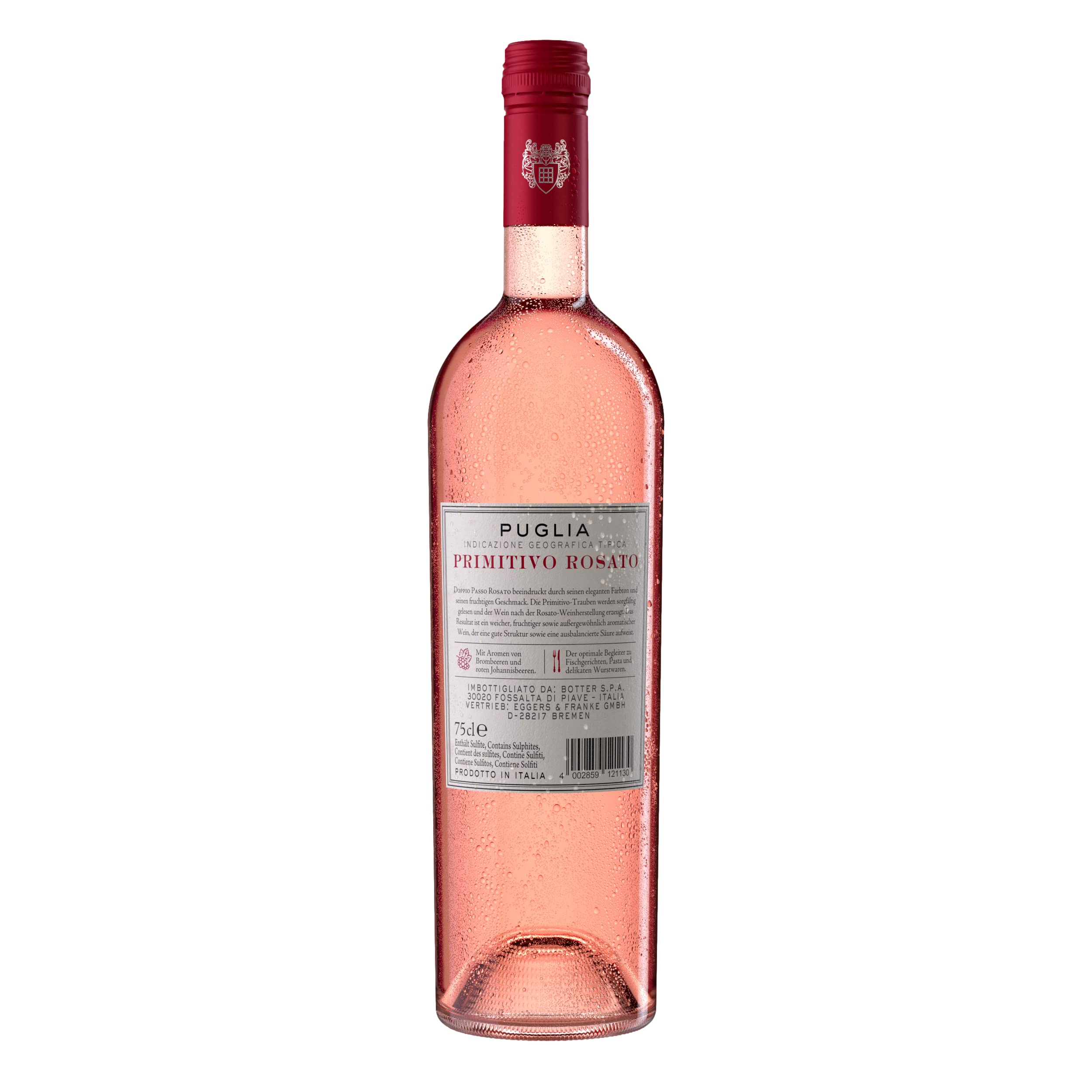 Doppio Passo Primitivo Rosato, Roséwein Italien (6 x 0,75l) 3