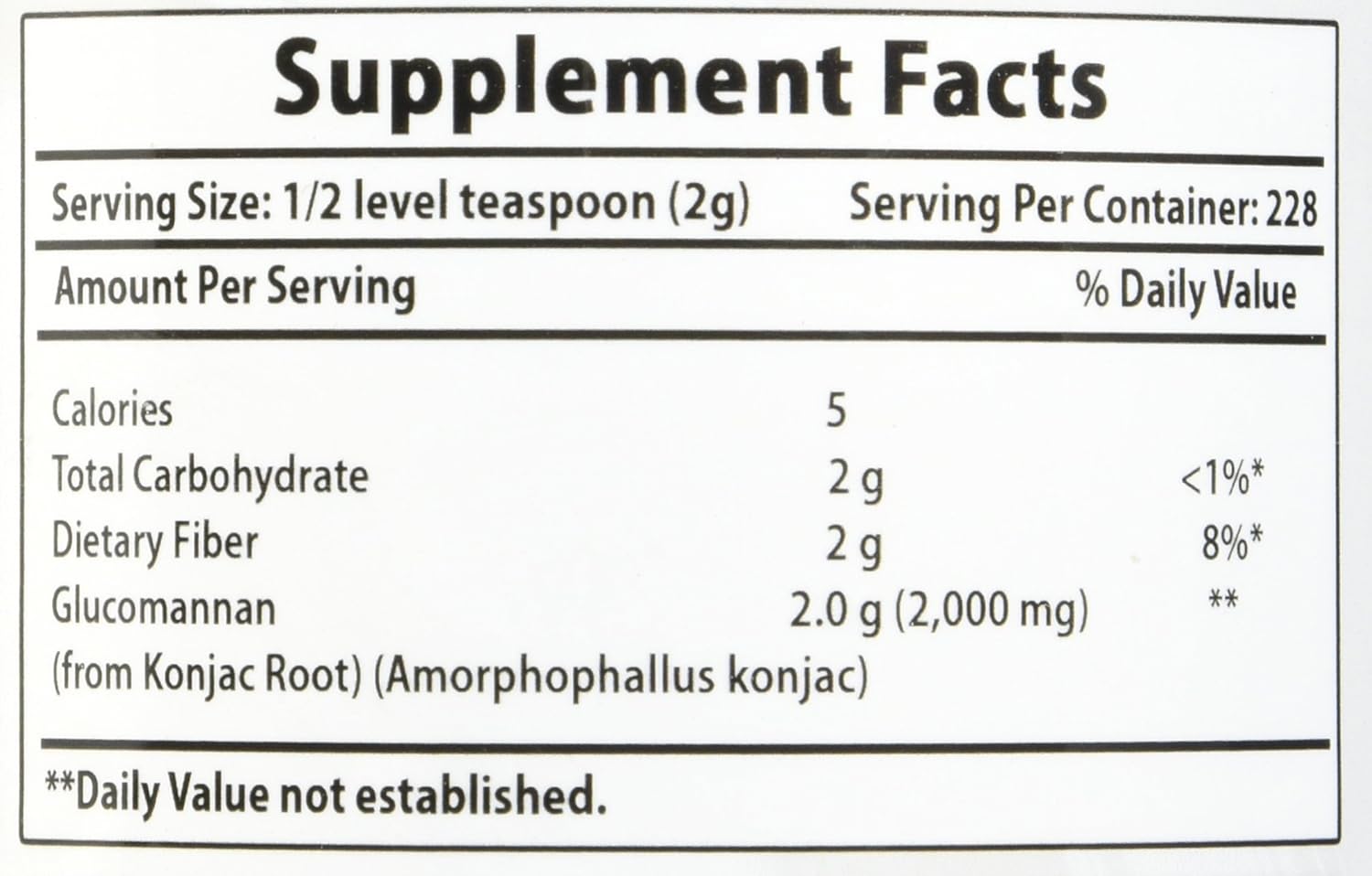 Best Naturals Konjac Root Glucomannan Powder (Non-GMO) - Promotes Healthy Metabolism & Weight Management - 1 Pound: Health & Personal Care