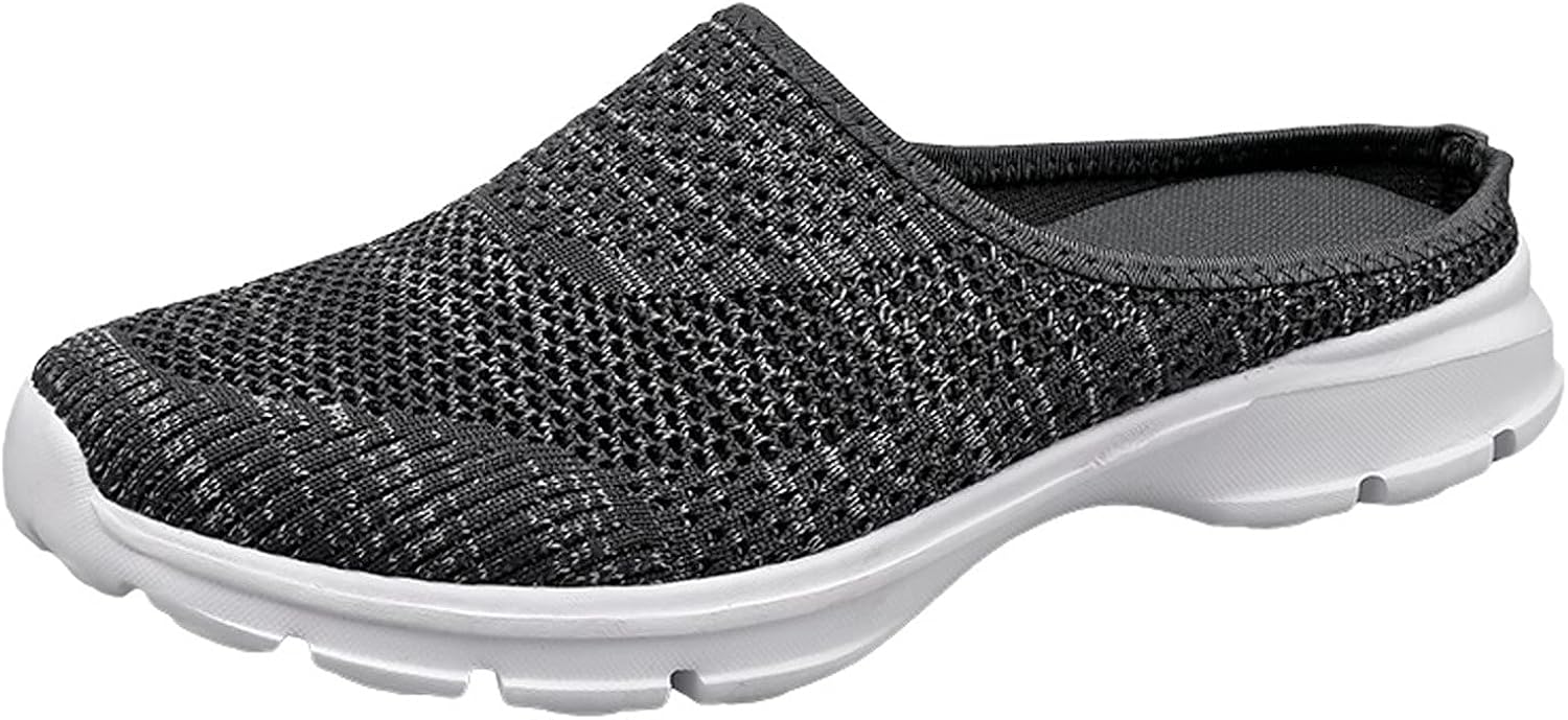 Amazon.com | Women's Mules Shoes, Casual Air Cushion Platform Mesh Mules Sneaker Sandals for 