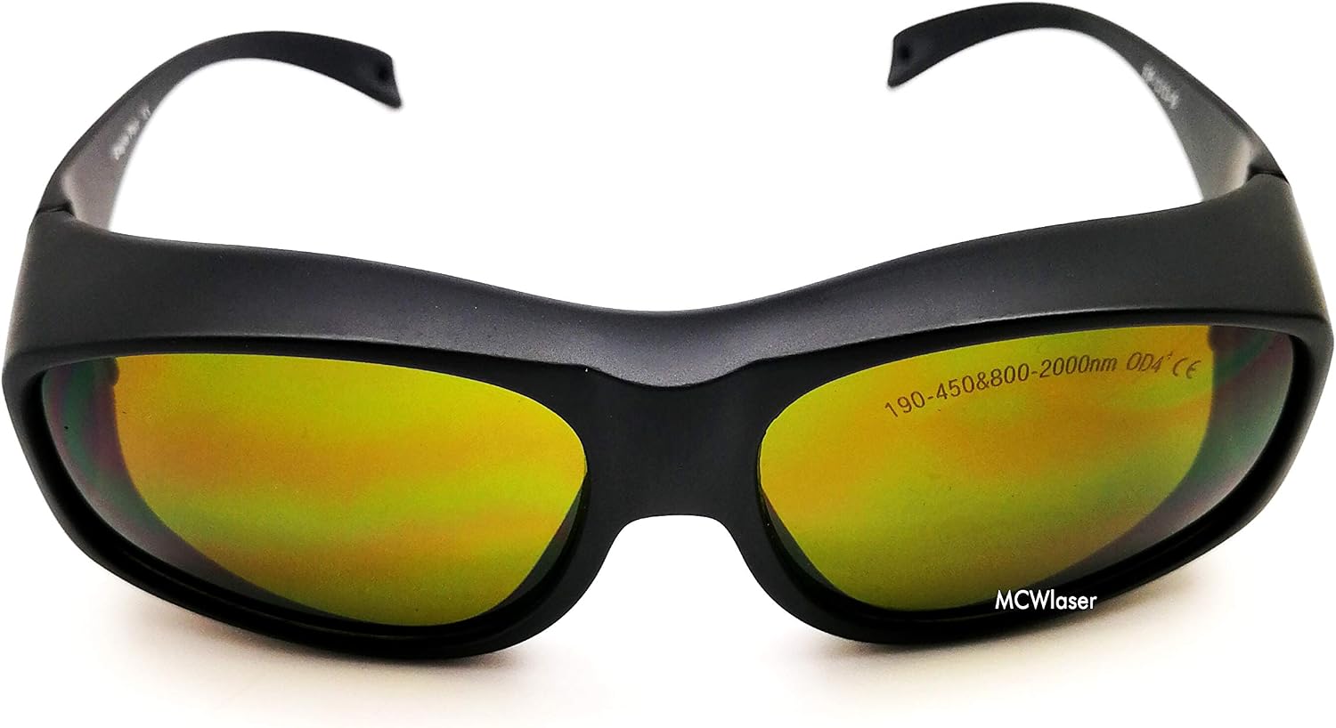MCWlaser Laser Safety Glasses 190-450 & 800-2000nm Protective Goggles Typical For 355nm 405nm 445nm 450nm 808nm 980nm 1064nm 1085nm 1320nm 1342nm 1470nm 1550nm Absorption Type EP-5 Style 9 - Image 4