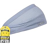 Halo Headband AIR Series-Bandit - 4" Wide Pullover Sweatband for Men and Women- Keeps Hair in Place and Sweat Off Your Face