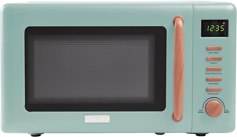 Haden Dorchester Green Microwave Oven 20L 800W Digital Controls