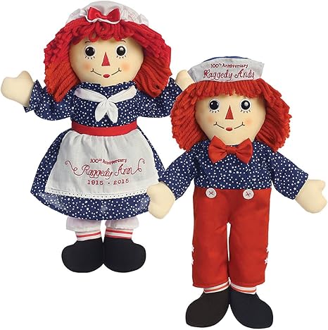 amazon raggedy ann and andy dolls