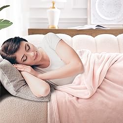 Bertte Fleece Throw Blanket Super Soft Cozy Warm