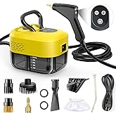 Steam Cleaner for Home&Kitchen, 212°F High Temperature, 1200ML Tank, Portable Handheld Steam Cleaner for Car Carpet Detailing Window Floor Couch Grease Tile, Pressurized Steamer for Cleaning