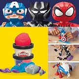 Play-Doh Marvel Hero Adventure Action Figure Playset 3 Bendable Figures view 4
