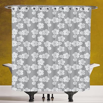 Stylish Shower Curtains Old Weathered Wood Surface With Long