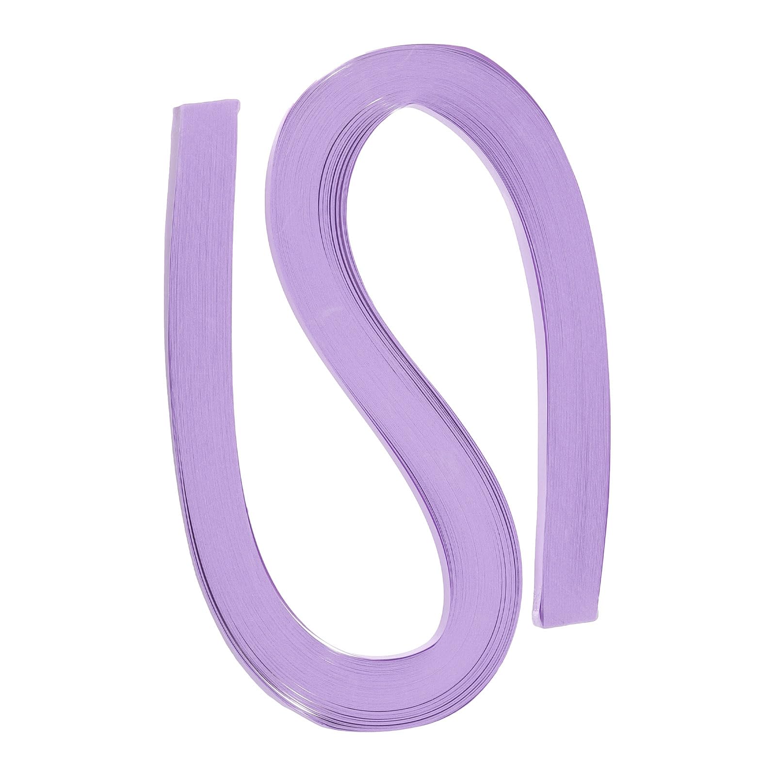 PATIKIL 120pcs Quilling Strips Paper 3/8"(10mm) 54cm Origami Paper Quilling Strip for Art DIY Hand Craft Christmas, Light Purple