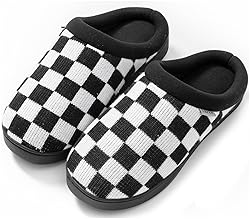 UBFEN Mens Slippers for Indoor Bedroom Memory Foam