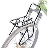HOMEE Bicycle Front Rack, Bike Cargo Rack, Cycling Equipment Stand | 15kg Capacity Bike Cargo Rack, Sturdy Steel, Easy to Install, Ideal for Carrying Daily Luggage, Fits for Mountain &amp; Road Bike