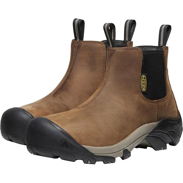Keen Mens utility Juneau Romeo mid height composite toe waterproof pull on boots Amazon.com | KEEN Utility Juneau Romeo Waterproof Black  main image 4