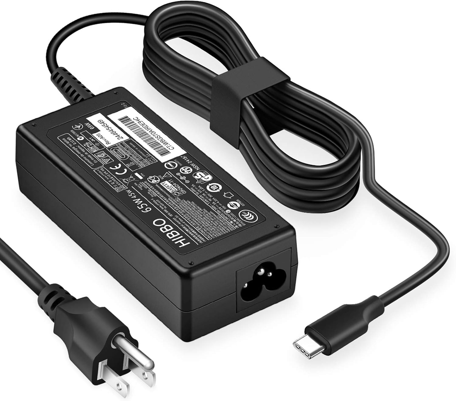 USB C Charger Compatible with Lenovo Laptop Chromebook Charger 65W 45W Type C Fast Power Adapter