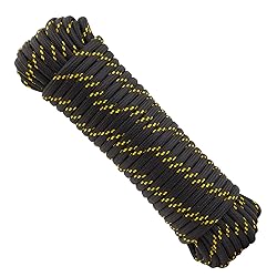 Built Industrial Diamond Braided Rope - 1/2 in x
