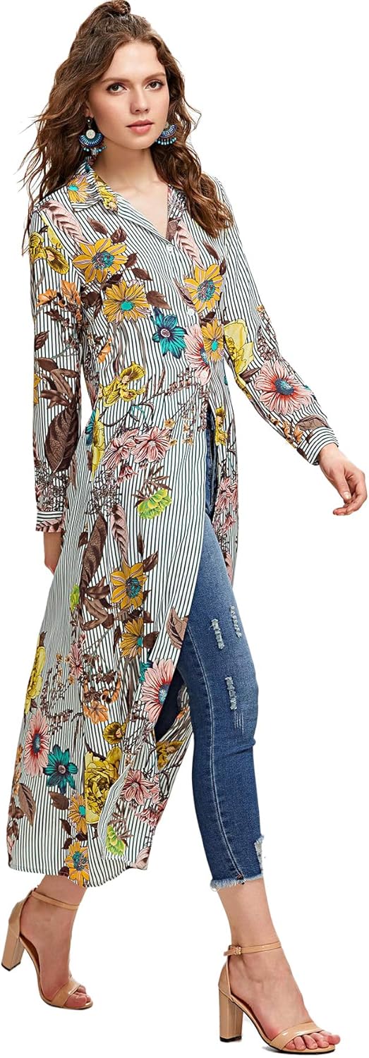 longline button up cardigan