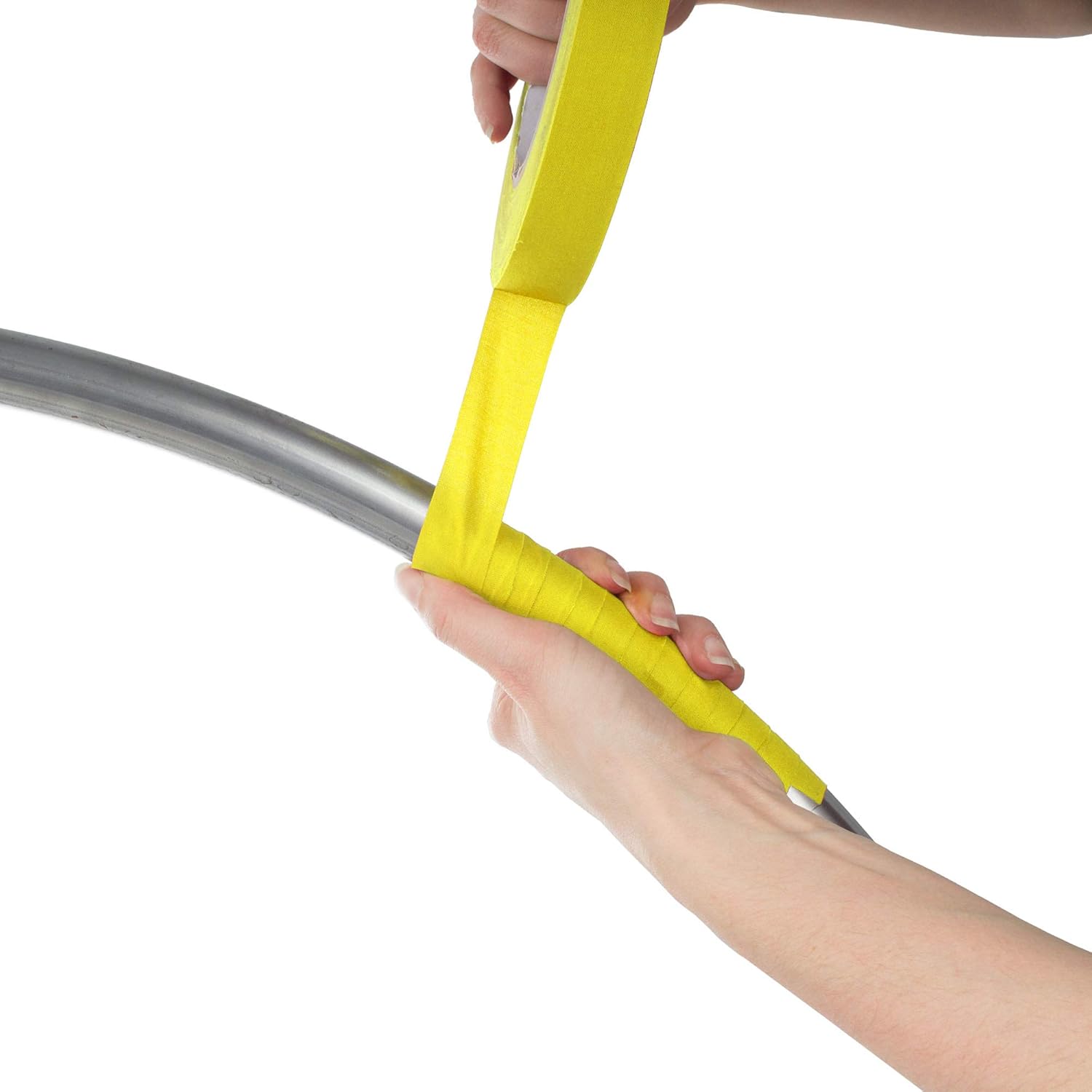 Firetoys Aerial Hoop Tape - 50m Roll, UK-Made - 2.5cm - Yellow - Image 4