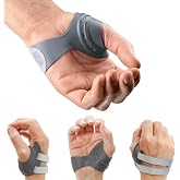 PUSH MetaGrip CMC Thumb Brace for Arthritis Pain Relief | Thumb Stabilizer &amp; Support for CMC Joint Osteoarthritis Pain | Adjustable &amp; Comfortable (Left Hand, Medium)