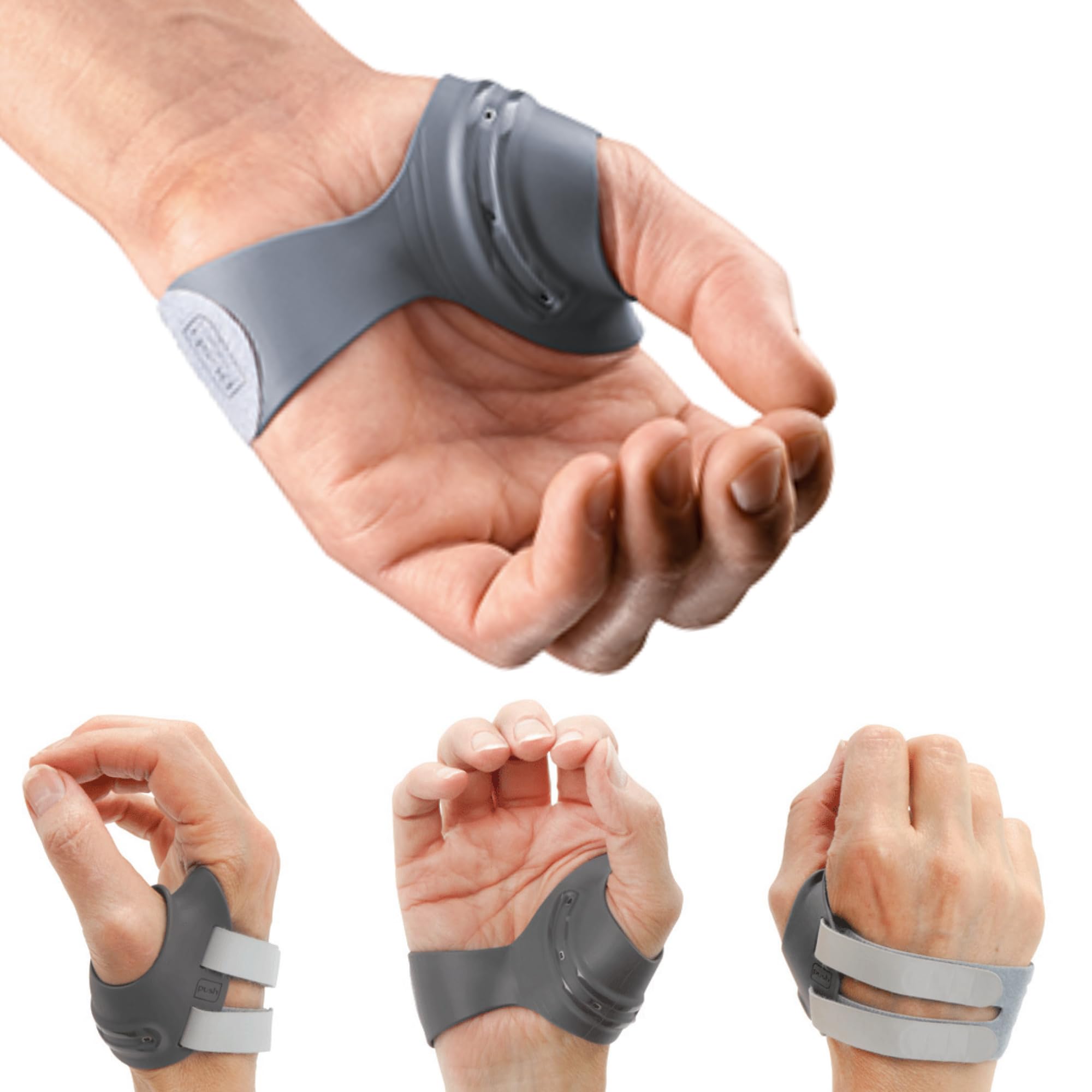PUSH MetaGrip CMC Thumb Brace for Arthritis Pain Relief | Thumb Stabilizer & Support for CMC Joint Osteoarthritis Pain | Adjustable & Comfortable (Right Hand, Small)
