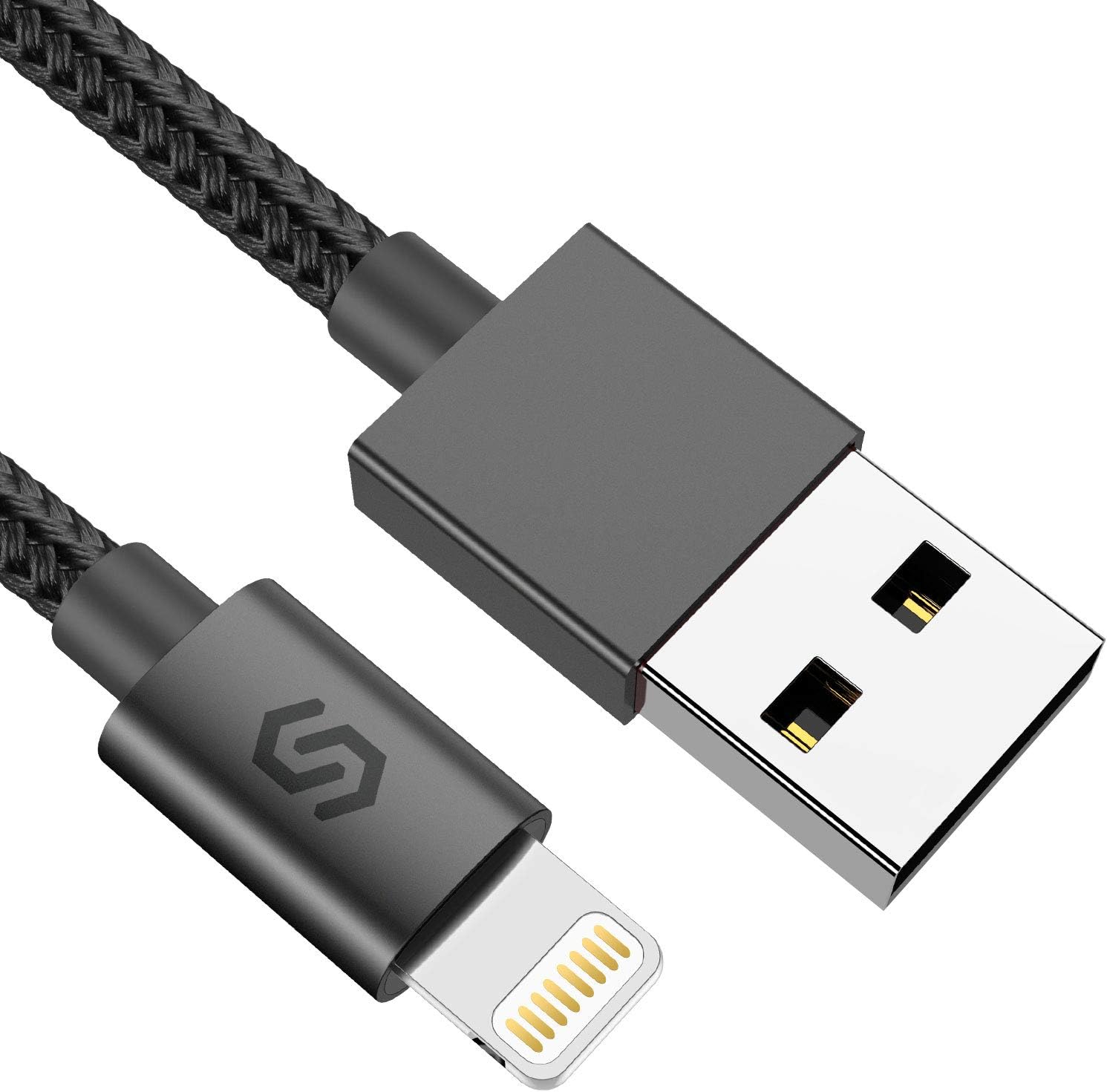 Pack De 2 Câbles Lightning Certifiés Apple MFi - 1 Mètre, Charge Rapide 2.4A, Transfert Données - Pour IPhone/iPad