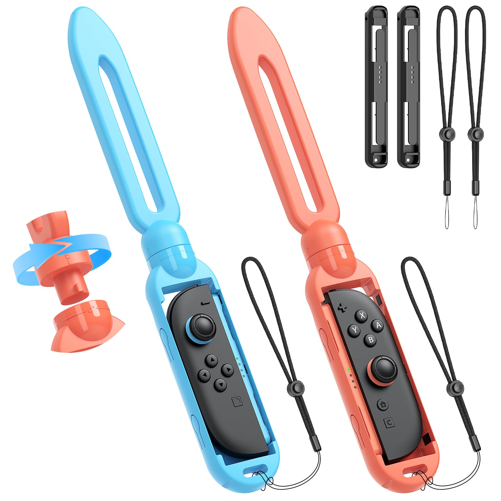 Photo 1 of [for ?????? ?/?/????] Sword Grip Holder for Nintendo Switch 2/1/OLED Joy Pad, Sword Game Accessories for Nintendo Switch Sports Chambara/Legend of Zelda: Tears of the Kingdom/Skyward Sword