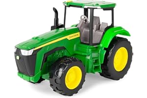 TOMY John Deere Lights & Sounds Tractor Toy - Kids Tractor with Free-Rolling Wheels and Realistic Electronic Lights and Engine Sounds - Kids and Stocking Stuffers - Ages 3 Years and Up