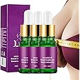 Generic 3 PCS Bigger Breast Oil for Women, Breast Essential Oil, Bust Firming Natural Essential Oil, Massage Lifting Firming Breast Care Enlargement, Purple