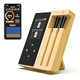 Wireless Meat Thermometer with 2 Ultra-Thin