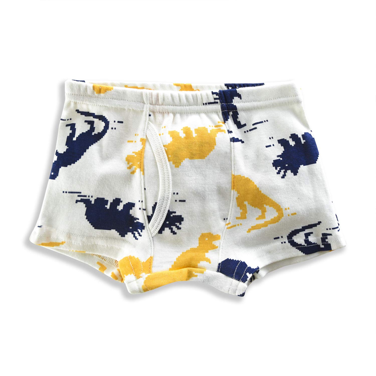 slaixiu Soft Cotton Kids Boxer Briefs Cartoon Boys Underwear Boxers 4-Pack (UW75-No.6-110)