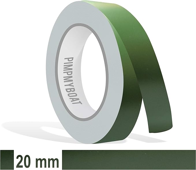 Siviwonder Zierstreifen grün Army matt in 20 mm Breite und 10 m Länge