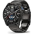 Garmin D2™ Mach 1 Pro, Aviator Smartwatch with GPS Moving Map, Aviation Weather, Health and Wellness Features, AMOLED Display, and Built-in Flashlight