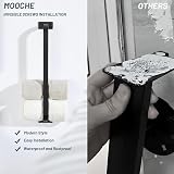 Mooche 40CM Stainless Steel Towel Rail Wall Mounted SUS304 Single Bar view 4