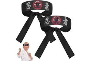 4 Pcs Ninja Print Headband Japanese Headband Chef Chef Accessories for Men Wide Headbands for Women Portable Head Band Breath