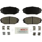 BOSCH BE793H Blue Ceramic Disc Brake Pad Set with Hardware - Front | Compatible with Select Acura MDX; Honda Odyssey