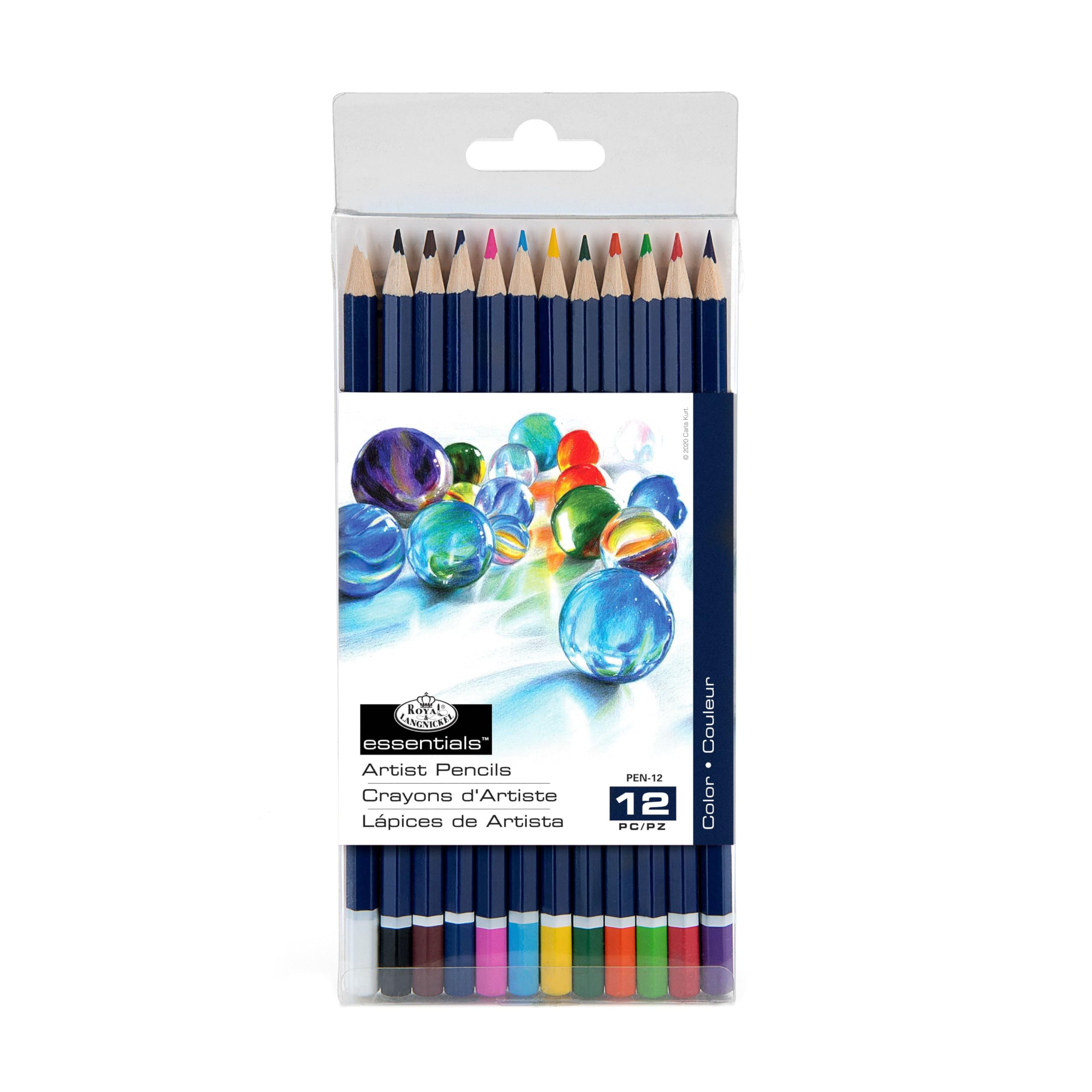 Royal & Langnickel Colour Pencils (Pack of 12)