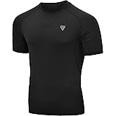 RDX Rash Guard BJJ, Compression Base Layer Top Quick Cool Dry Wetsuit Swimming Vest Men, Surfing MMA Running Cycling Training