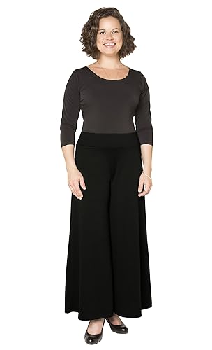 Amazon Com Customizable Palazzo Pants Misses Plus Sizes 2 28