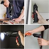 MQUPIN 49 in 1 Electric Drill Screwdriver Cordless Set with LED Light view 2