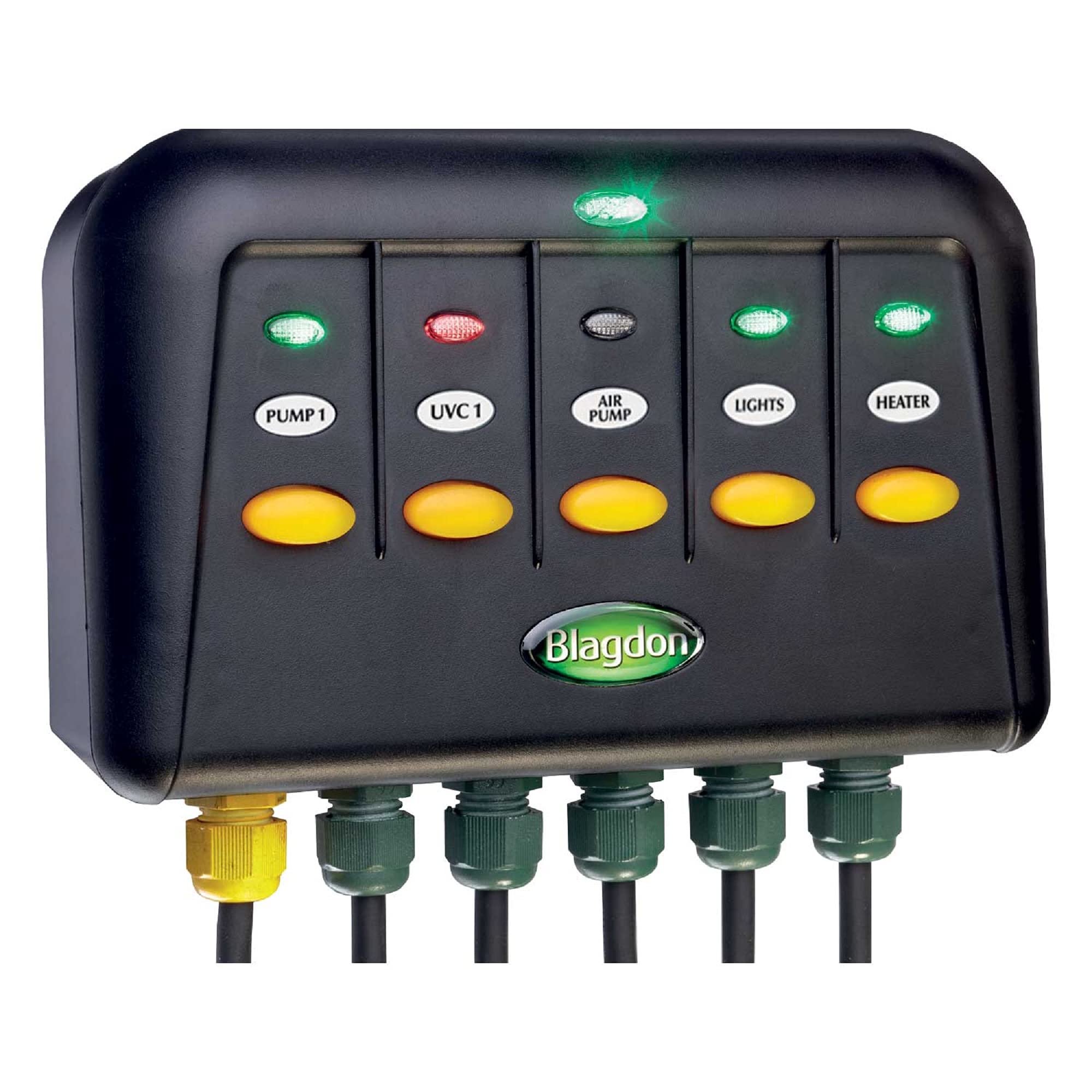 Blagdon 1040235 Powersafe Garden & Pond Safe Weatherproof Electrical Switch Box, 5 Outlet, Black โ image 1