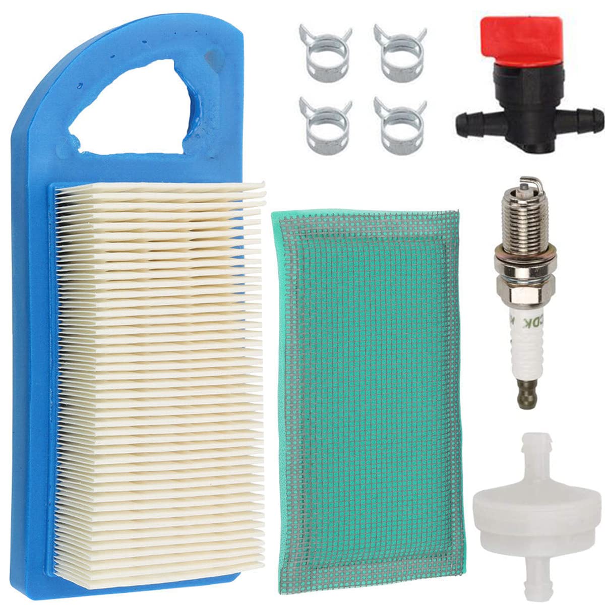 ZAMDOE Air Filter 697152 794421 Air Cleaner Cartridge Kit for Briggs & Stratton 797007 698413 613022 695643 697775 21A902 21A907 21A707 21A807 21A977 21A907 8-13.5 HP AVS Engines